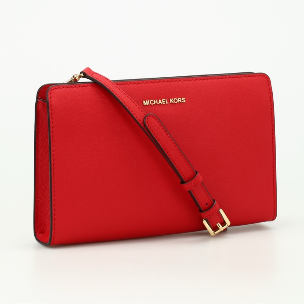 Michael Kors Vibrant Red Jet Set Purse
